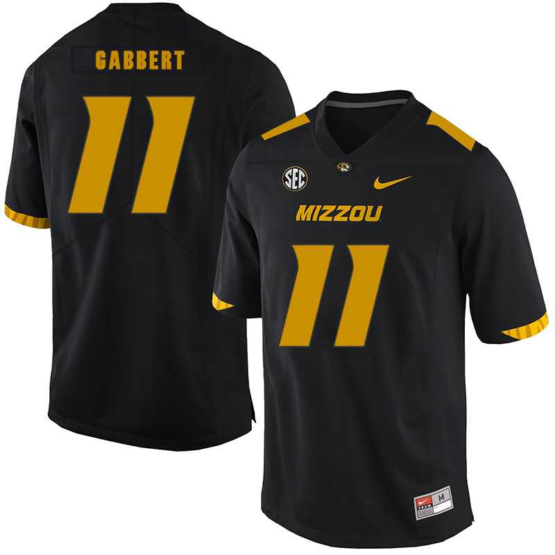 Missouri Tigers #11 Blaine Gabbert Black Nike College Football Jersey